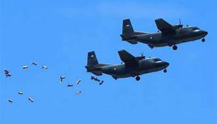 Mulus, Paket Bantuan Indonesia Ke Gazza Gunakan Metode Air Drop