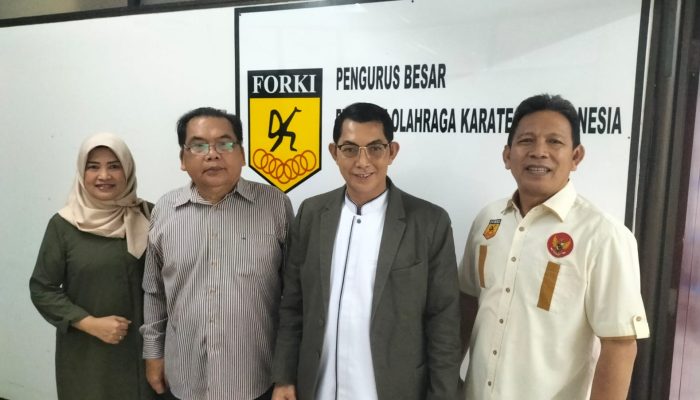 Konsolidasi Ke Pengurus Besar FORKI, Ketum  Ahmad Assagaf Terima SK FORKI MALUT, Paparkan Program Pembinaan Prestasi Atlit
