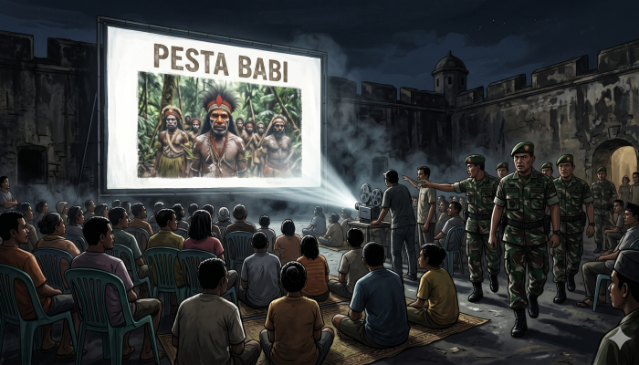 PESTA BABI | Ketika Layar Dipaksa Gelap di Benteng Oranje