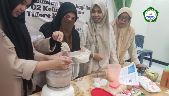 LPPM Unkhair Latih Ibu PKK Rum Tidore Bikin Bakso Sehat – Bernilai Ekonomi