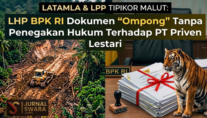 LPP TIPIKOR Malut dan LATAMLA : LHP BPK RI Dokumen “Ompong” Tanpa Penegakan Hukum Terhadap PT Priven Lestari