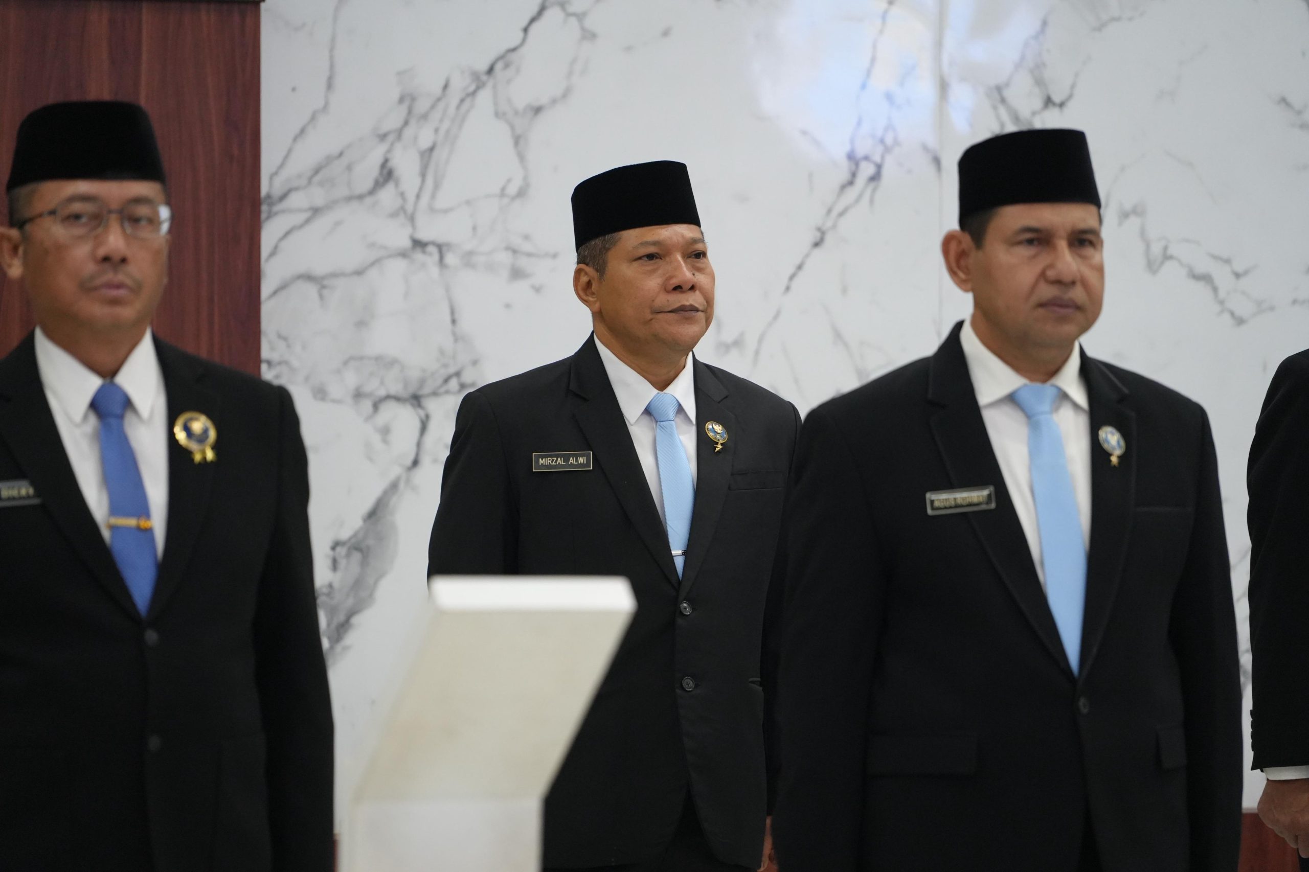 Komisaris Besar Polisi (Kombes Pol) Mirzal Alwi, S.I.K., resmi dilantik sebagai Kepala Badan Narkotika Nasional Provinsi (BNNP) Maluku Utara, oleh Kepala Badan Narkotika Nasional (BNN), Komisaris Jenderal Polisi Dr. (H.C.) Suyudi Ario Seto, S.I.K., S.H., M.Si, Kantor Pusat BNN, Rabu, 17 Juni 2026. FOTO : ISTIMEWA