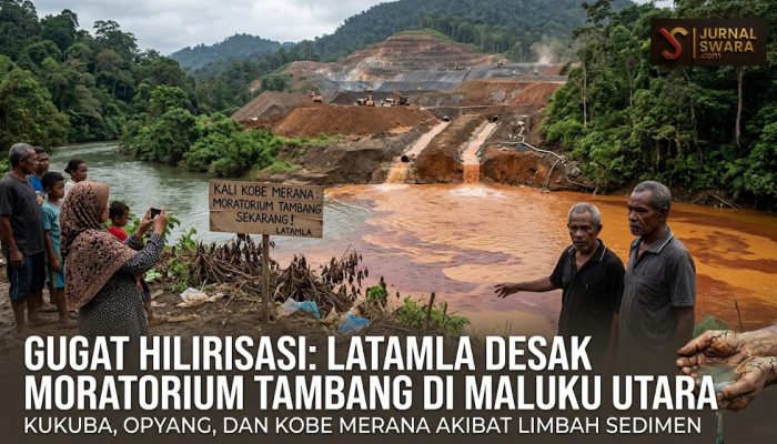 Rusaknya Sungai Halmahera | LATAMLA Desak Moratorium Tambang di Maluku Utara