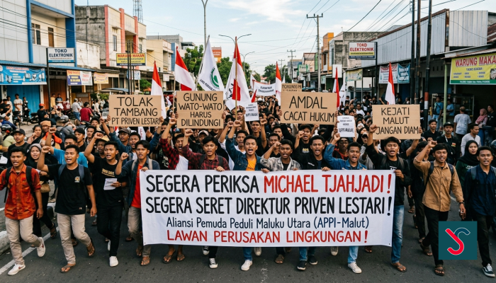 LATAMLA Desak Proses Hukum Direktur PT. Priven Lestari Michael Tjahyadi | Kejati Malut Beralasan Fokus Korupsi