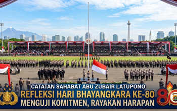 Catatan Sahabatku Abu Zubair Latupono : Refleksi Hari Bhayangkara ke-80 | Menguji Komitmen, Rayakan Harapan