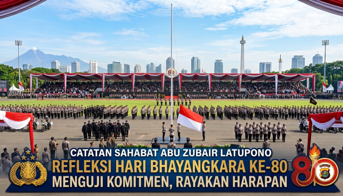 Catatan Sahabatku Abu Zubair Latupono : Refleksi Hari Bhayangkara ke-80 | Menguji Komitmen, Rayakan Harapan
