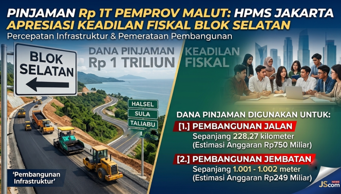 Wujud Keadilan Fiskal Blok Selatan, HPMS Jakarta Dukung Pinjaman Daerah Rp1 Triliun Pemprov Malut