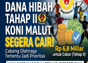Dana Hibah Tahap II KONI Segera, Cabang Olahraga Tertentu Jadi Prioritas, Begini Ceritanya…
