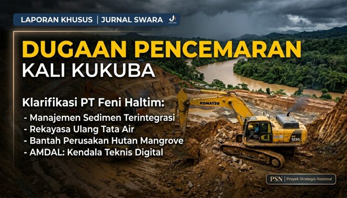 Reklamasi Kali Kukuba | PT Feni Haltim Terapkan Reklamasi dan Manajemen Sedimen Terintegrasi