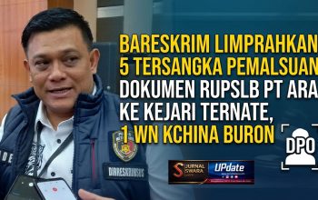 Bareskrim Limpahkan 5 Tersangka Pemalsuan Dokumen PT. ARA ke Kejari Ternate | Satu WN China Buron