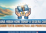 Dana Hibah KONI Tahap II Segera Cair, Cabor Tertib Administrasi Jadi Prioritas