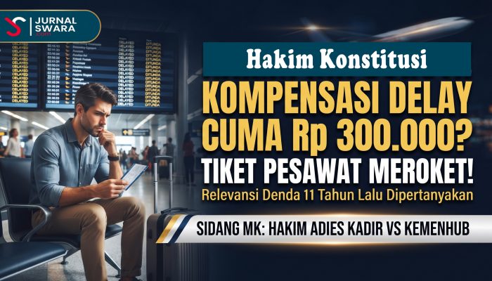 HAKIM MK : Ketika Tiket Pesawat Melambung Tinggi, tapi Kompensasi “Delay” Masih Rp300 Ribu Saja