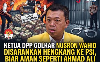 Ketua DPP Golkar Nusron Wahid Disarankan Hengkang ke PSI, Biar Aman Seperti Ahmad Ali