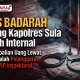 KUDIS BAdARAH Tantang Kapolres Sula | Kisruh Internal & Pengembalian Uang Lewat 60 Hari Adalah Pelanggaran Seorang APIP Inspektorat