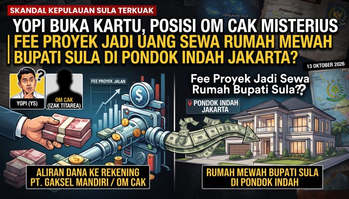 Fee Proyek Jadi Uang Sewa Rumah Mewah Bupati Sula di Pondok Indah Jakarta? | Yopi Buka Kartu, Posisi Om Cak Misterius