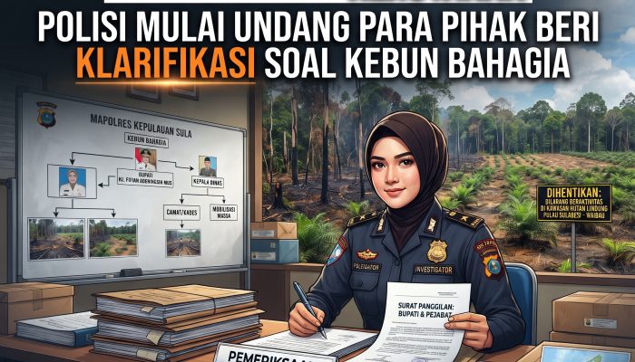 “Kebun Bahagia” Sulut Amarah Hukum | Rabu Besok Poisi Undang Para Pihak Klarifikasi