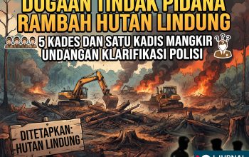 Rambah Hutan Lindung | 5 Kades dan 1 Kepala Dinas Mangkir Undangan Klarifikasi di Polisi, Kadis Pertanian Dijadwal Jumat Besok